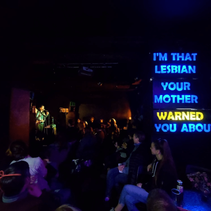 I'm that lesbian your mother warned you about.