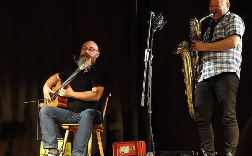 Trzaska, Mazur, Jørgensen Trio (foto: Tina Jenko)