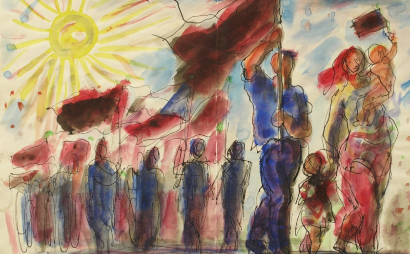 Václav Karel (1902-1969), První máj, ca. 1955